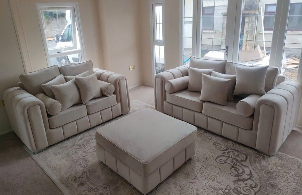 Lily 3+2 Sofa with Coffee Table