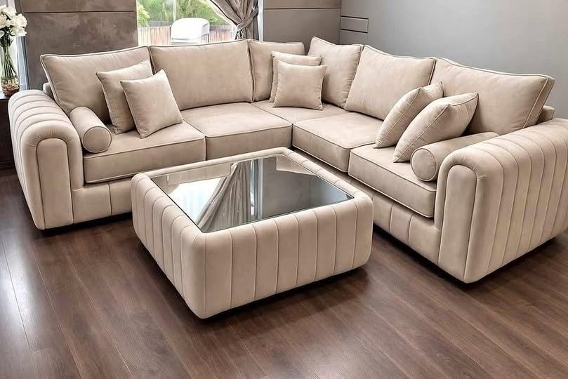 Lily Corner Sofa with Coffee Table