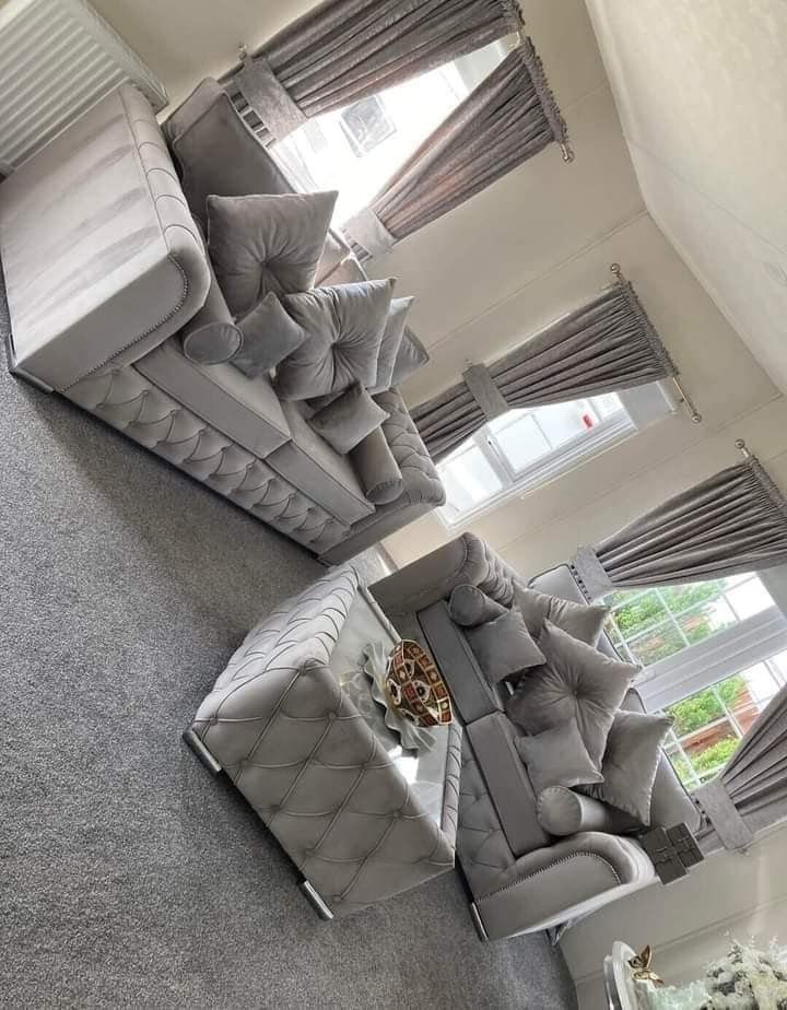 Malibo Grey 3+2 Sofa Complete Set